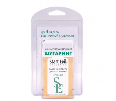 Набор для шугаринга Start Epil(сахарная паста в картридже Средняя + бумажные полоски для депиляции)